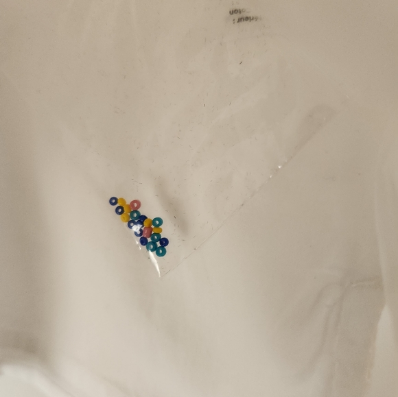 Talbots Tops Size Lp Tunic Beaded Blouse - Picture 6 of 8